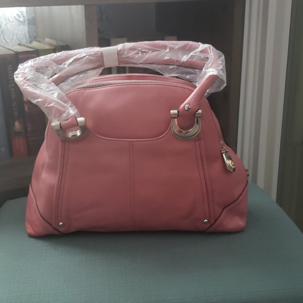 B Makowski Smooth Leather Handbag